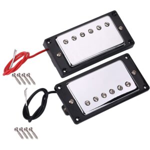 Neck Bridge Pickup Humbucker Guitar Pickup Set with Mounting Screws Guitars Accessory