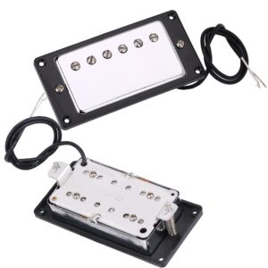 Neck Bridge Pickup Humbucker Guitar Pickup Set with Mounting Screws Guitars Accessory