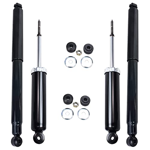 Detroit Axle - 2WD Shock Absorbers for Ford F-150 F-250 F-350 Ranger Bronco, 4 Complete Shock Absorbers Assembly Front Rear Replacement