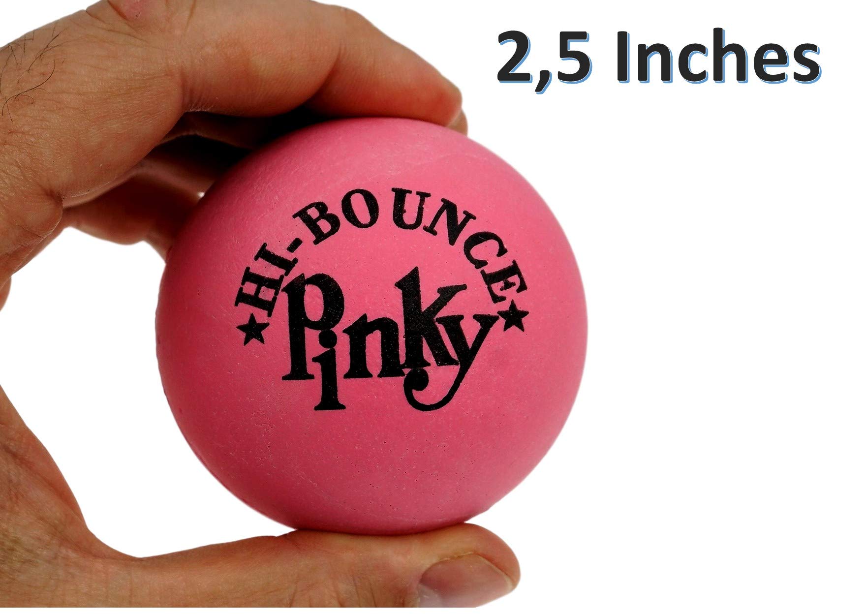 JA-RU Super Bounce Pinky Ball (12 Bouncy Balls) Outdoor Games & Indoor Playground Kids Toys. Massage Therapy Stress Balls. Sports Party Favors & Carnival Prizes in Bulk. 976-12p