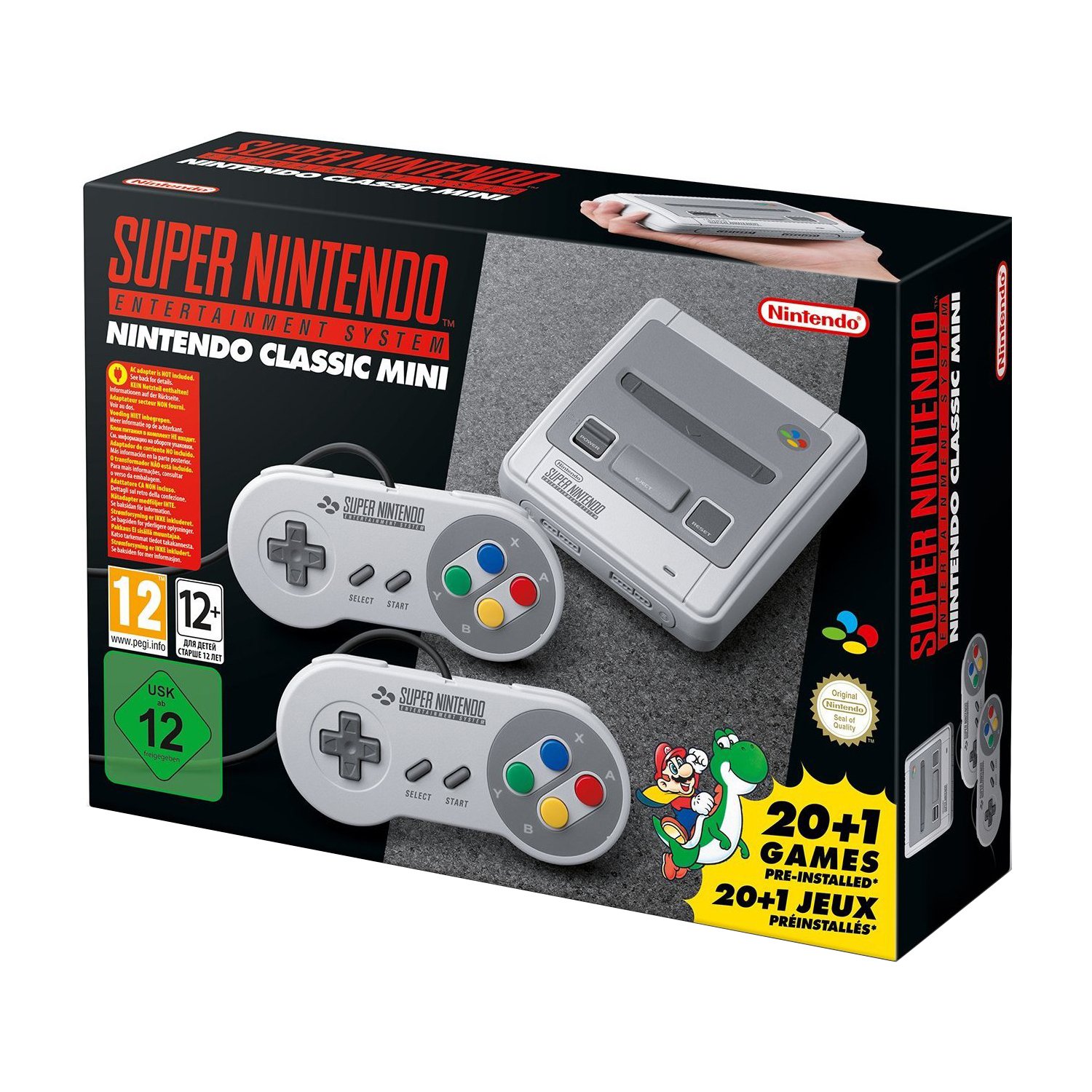 Nintendo Super Entertainment System SNES Classic Edition with 6-ft. Extension Cable