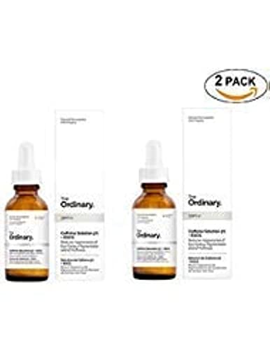 2 Pack of The Ordinary Caffeine Solution 5% + EGCG (30ml): Reduces Appearance of Eye Contour Pigmentation and Puffiness