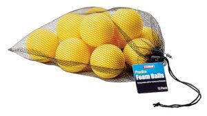 tourna foam balls for tennis and pickleball practice - 12 count