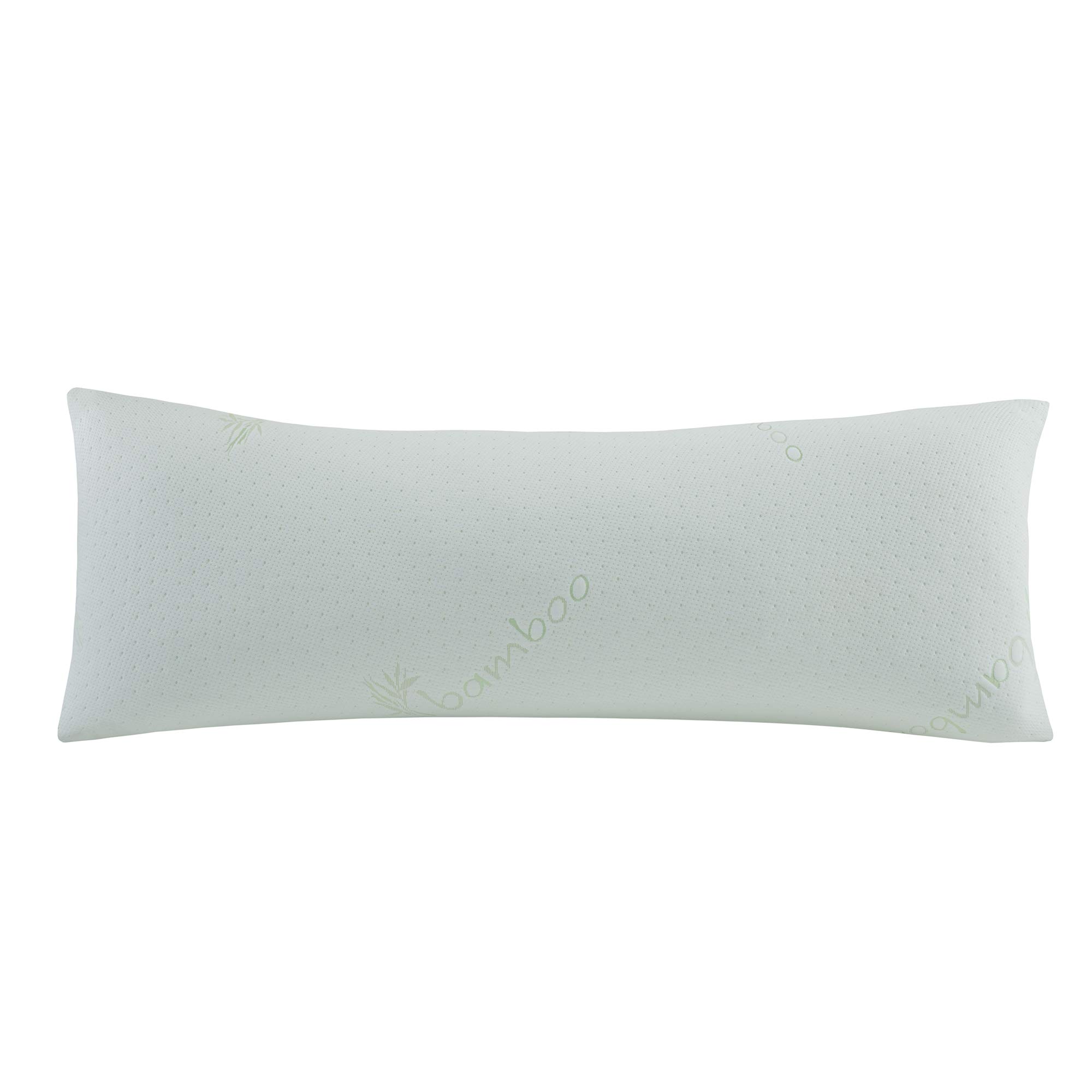 Sleep Philosophy Bed Sleeping with Removable Cover, Body Pillow Size, Ivory