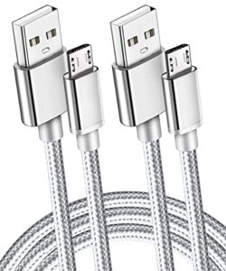 kids tablet charger cords 10ft, 2pack android fast charging cable comaptible with amazon kindle fire hd 7 8 10(1-8th gen),micro type samsung tab a e s, graphics drawing tablet and ring video doorbell