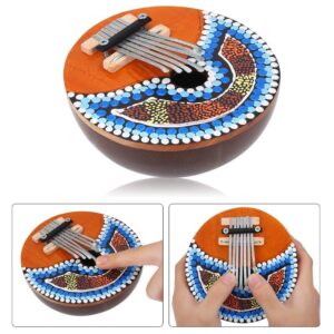 7 Key Thumb Piano Professional Portable Musical African Mbira Instrument for Music Lover