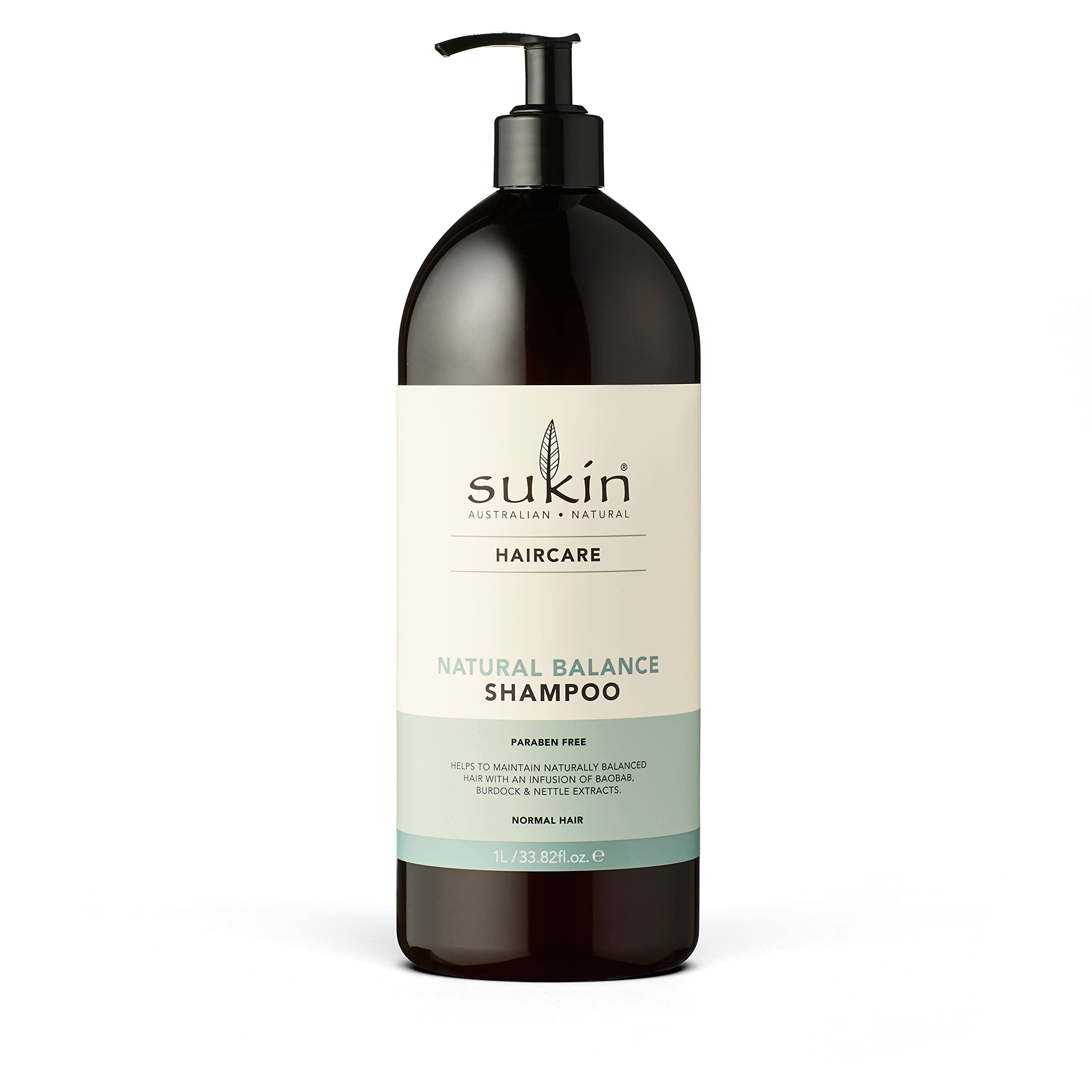 Sukin Haircare Natural Balance Shampoo, 33.82 Ounce