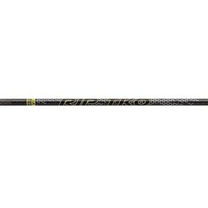 victory archery rip tko elite low torque 350 spine shaft - 12 pack, black