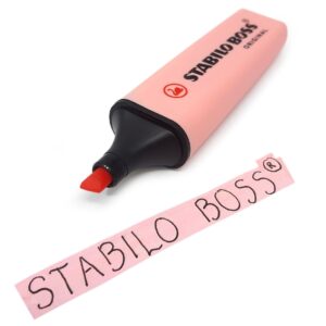 STABILO BOSS Original Pastel Highlighter Pens Highlighter Markers - Bumper Pack of 7