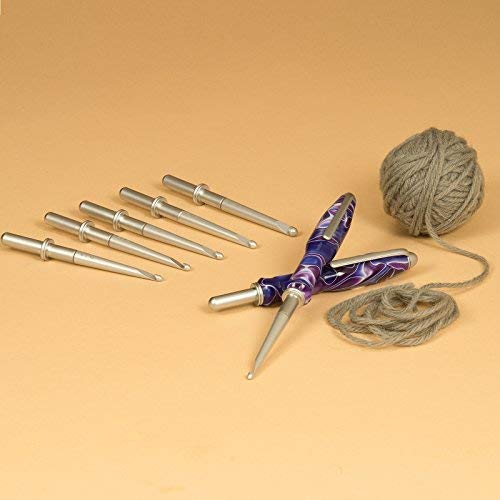 Penn State Industries PKCROCHET Interchangeable Crochet Hook Kit Set Woodturning Project