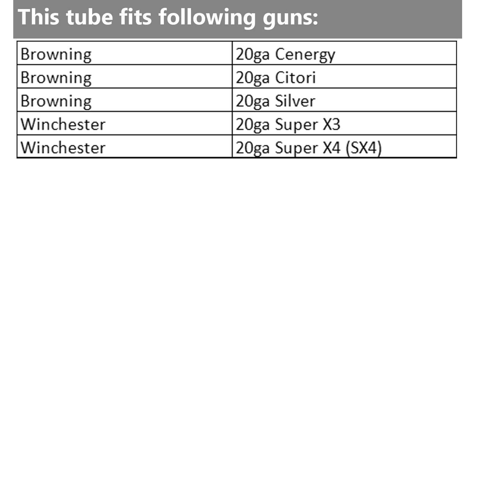 Patternmaster Code Black Turkey .565 20 Gauge Hunting Shotgun Accessory Durable 17-4 Stainless Steel Ported Choke Tube|Effective Range Up to 70 Yards|for Browning Invector Plus/Winchester SX3 (5581)