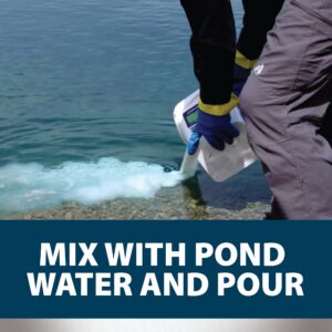 Airmax Wipeout Pond Weed Defense, Herbicide & Aquatic Weed Control, Controls Duckweed & Other Unwanted Submerged & Floating Vegetation, Easy-to-Use & Long Lasting, All-Season Treatment - 16 Ounce