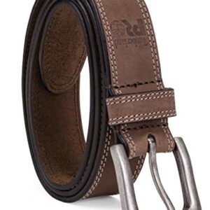 Timberland PRO Men's 38mm Boot Leather Belt, Brown, 40