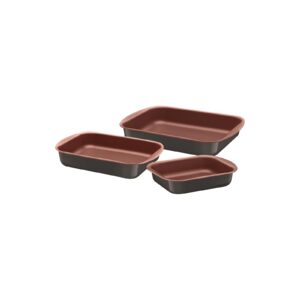 tramontina vermont aluminum roasting pan set, aluminium