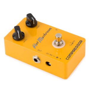 Caline Compressor Acoustic Electric Guitar Effects Pedal True Bypass Orange Hot Mushroom CP-10