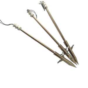 JIEXI HWYP Stainless Steel Fish Hunting Arrows 6.3" Crossbow Fishing Arrows Pack of 3