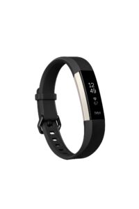 fitbit alta hr activity tracker small black renewed