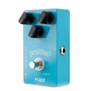 caline puffer fuzz electric guitar effects pedal blue cp-11