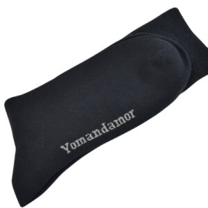 Yomandamor 5 Pairs Men's Crew Dress Socks with Arch Support and Seamless Toe