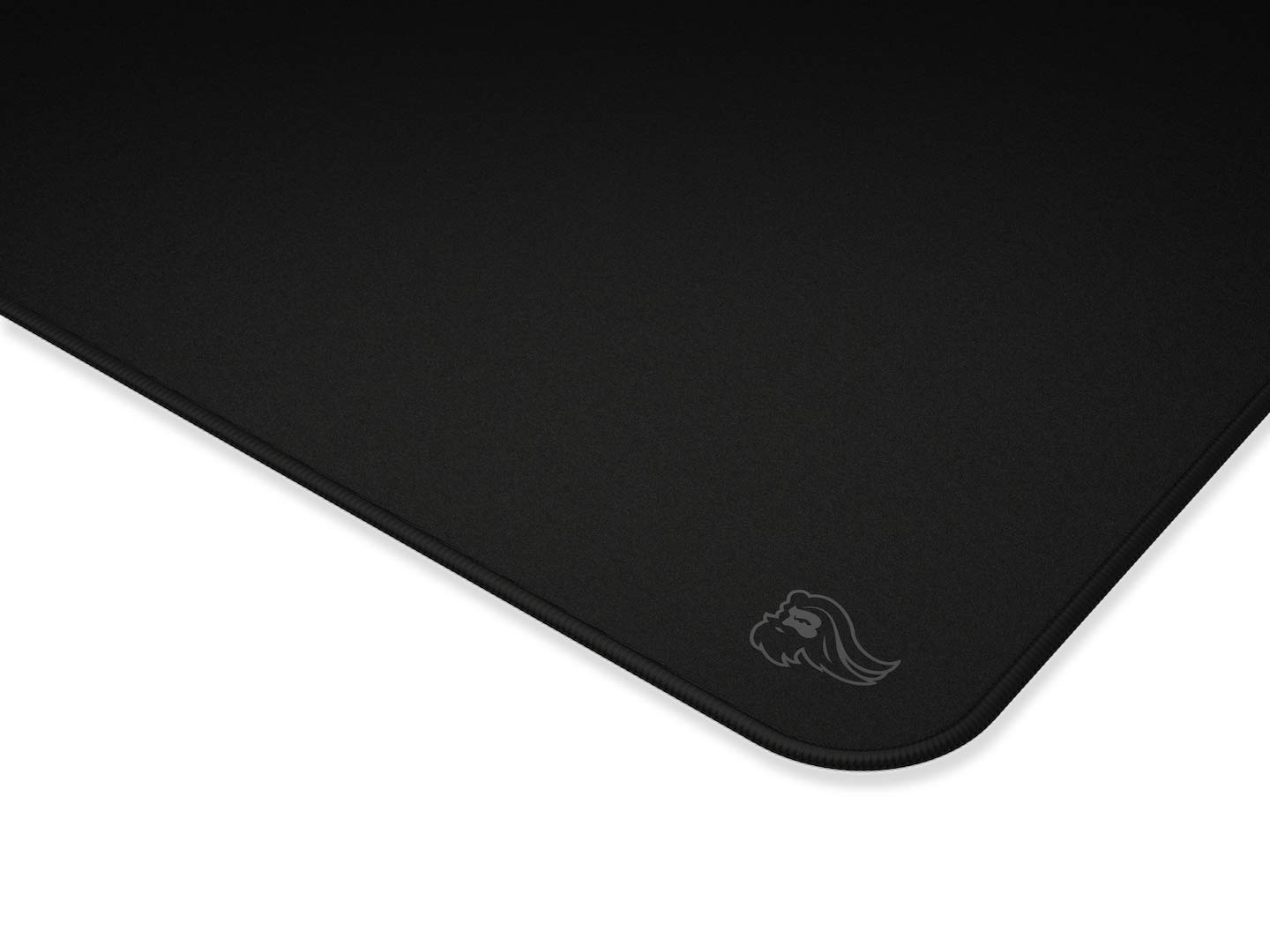 Glorious XL Gaming Mouse Mat/Pad - Stealth Edition- Large, Wide (XL) Black Cloth Mousepad, Stitched Edges | 16"x18" (G-XL-Stealth)