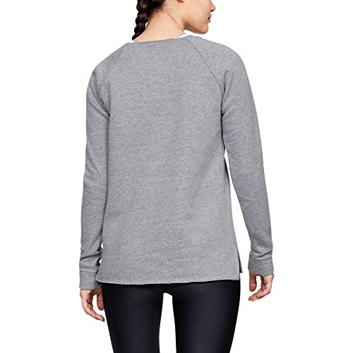 Under Armour Women's UA Hustle Fleece Crew MD Gray