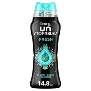 downy unstopables laundry scent booster beads for washer, fresh, 14.8 oz