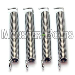 MonsterBolts - Premium Guitar Tremolo Springs For Floyd Rose & Fender Stratocaster, 4 Pack