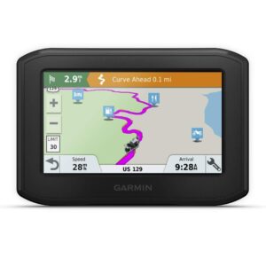 garmin zumo 396 lmt-s, motorcycle gps with 4.3-inch display, rugged design for harsh weather, live traffic and weather