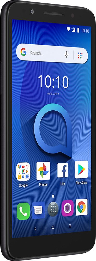 Alcatel 1X Unlocked Smartphone (AT&T/T-Mobile) - 5.3" 18:9 Display, Android Oreo (Go Edition), 8MP Rear Camera, 4G LTE - Dark Gray (U.S. Warranty)