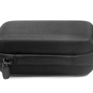 Digital Voice Recorder Case for Sony ICDPX370, PX440, PX470, BX140; Olympus WS-852, WS-853; KIMAFUN 2.4G and XIAOKOA 2.4G Wireless Lavalier Microphone, mesh pocket in The lid, detachable wrist strap