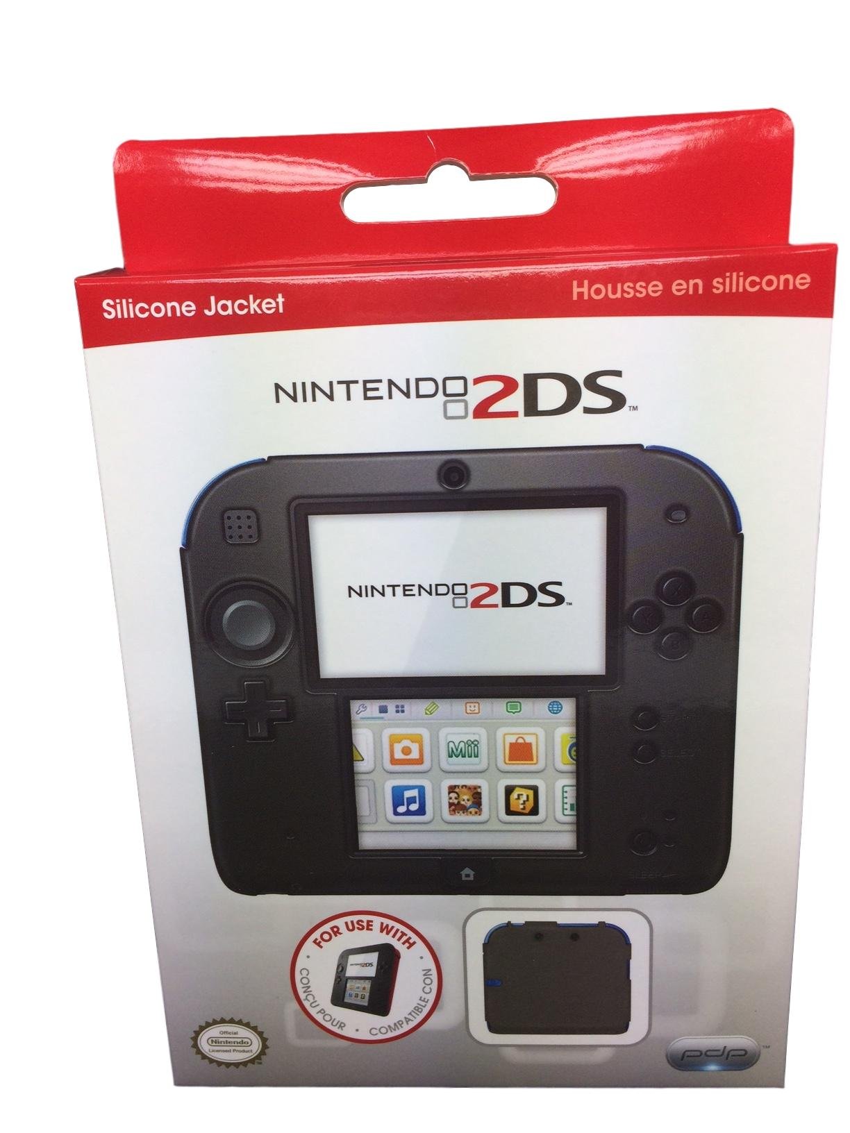 PdP Silicone Case/cover for Nintendo 2DS (Black)