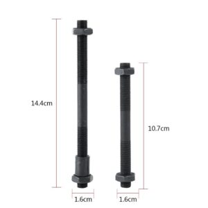 VGEBY 1 Pair Hollow Hub Shaft, Quick Release Hub Road Mountain Bike Front & Rear Axle Hollow Shaft Set