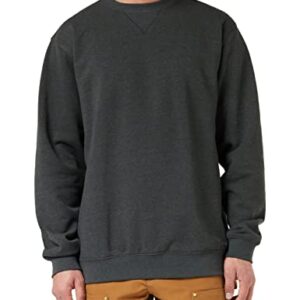 Carhartt mens Midweight Crewneck (Big & Tall) Sweatshirt, Carbon Heather, X-Large Big Tall US