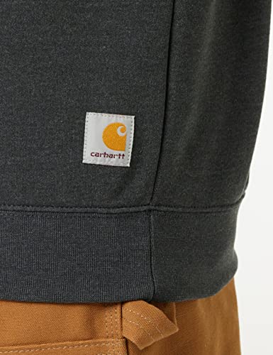 Carhartt mens Midweight Crewneck (Big & Tall) Sweatshirt, Carbon Heather, X-Large Big Tall US