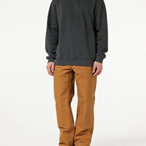 Carhartt mens Midweight Crewneck (Big & Tall) Sweatshirt, Carbon Heather, X-Large Big Tall US