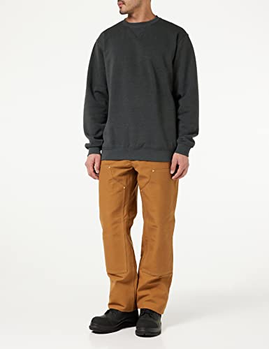 Carhartt mens Midweight Crewneck (Big & Tall) Sweatshirt, Carbon Heather, X-Large Big Tall US