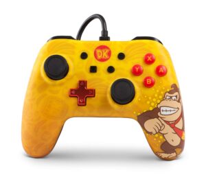 powera donkey kong special edition wired controller for nintendo switch