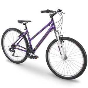 ROYCE UNION RMT 27.5" Womens 21-Speed All-Terrain Mountain Bike, 15" Aluminum Frame, Twist Shift, Eggplant Purple