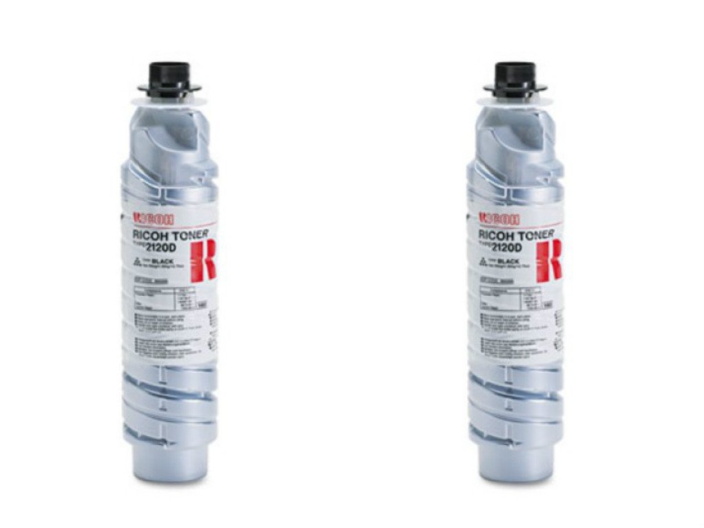 Ricoh 841337 Black Toner Cartridge Type 2120D 2-Pack