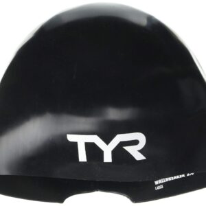 TYR Wall Breaker 2.0 Dome Cap Swimming Equipment, Black, Large