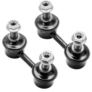 Detroit Axle - Front End 12pc Suspension Kit for Toyota Corolla Chevrolet Geo Prizm, 2 Lower Control Arms 2 Ball Joints 4 Inner & Outer Tie Rods 2 Boots 2 Sway Bars Replacement