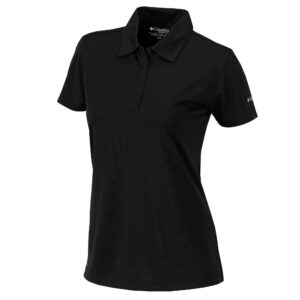 Columbia Omni-Wick WM Birdie Polo, Black, X-Large