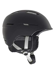 anon women's auburn helmet, marble black, small