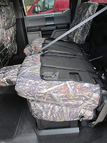 Durafit Seat Covers | Compatible With 2015-2019 Ford F150 2016-2019 F250-F550 Front And Rear Seat Cover Set | MC2 Camo Endura Waterproof Fabric | Read Every Detail To Get The Correct Truck Seat Covers