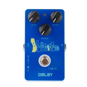 caline delay guitar effects pedal blue ocean digital analog delay cp-19