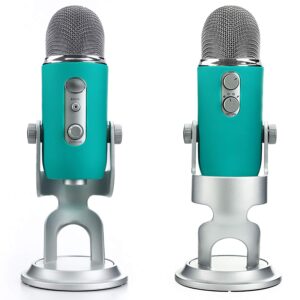 YOUSHARES Blue Yeti Protector - Full Protection Silicon Cover for Yeti & Yeti Pro Microphone (Jade Green)