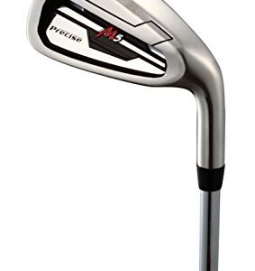 Left Handed M5 Golf Club Set for Tall Men, Black/Red