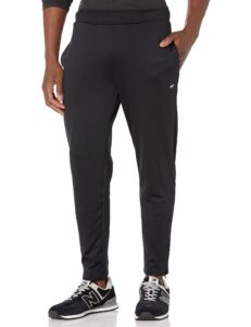 amazon essentials men's stretch woven training pant, black, medium