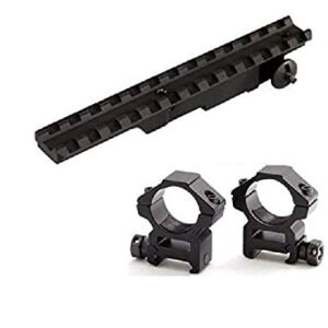 360 Tactical Optics Mounting Kit for Mauser 24/47 M48 K98 98 Rifles - Includes Scout Rifle Scope Mount Rail + Mount Rings