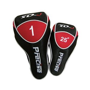 Remarkable Right Handed Junior Golf Club Set for Age 6 to 8 (Height 3'8" to 4'4") Set Includes: Driver (15"), Hybrid Wood (25*), 7, 9 Iron, Putter, Bonus Stand Bag & 2 Headcovers